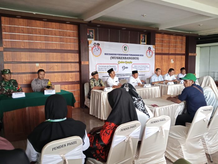 Sahkan RKPDes T.A 2026 DU-RKP Desa T.A 2027, Pemdes Pakel Gelar Musrenbandes