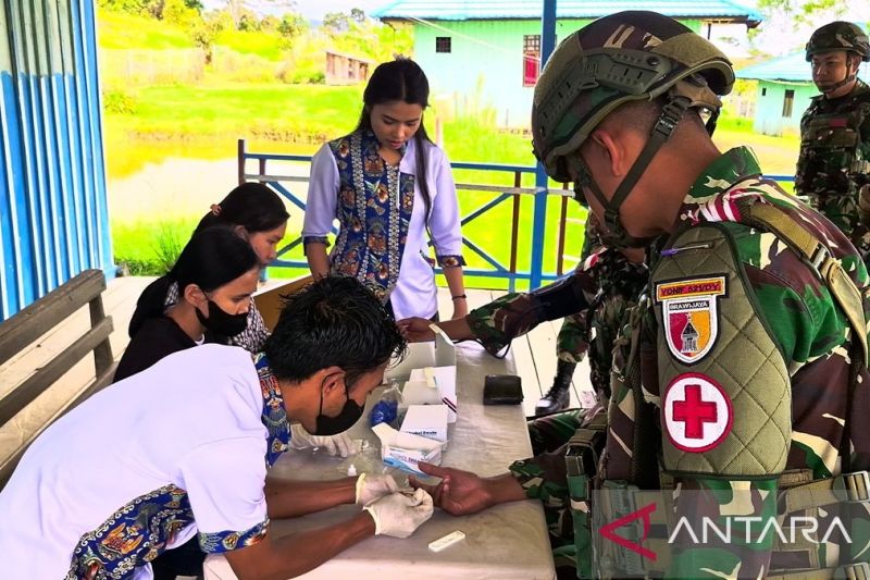 Satgas Yonif 521 dan Puskesmas Tingkatkan Koordinasi Tangani Malaria