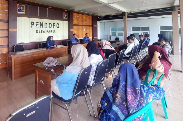 Sosialisasi Lomba Video Potensi Desa Kecamatan Licin 2025 di Desa Pakel