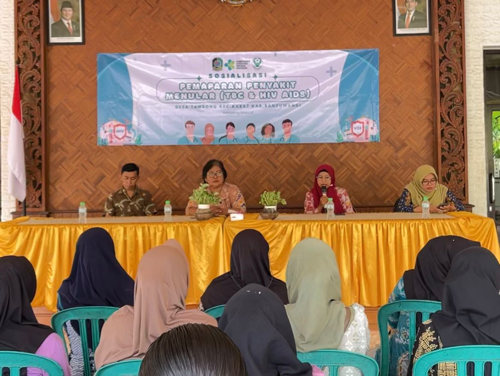TP PKK Desa Tambong Menggelar Kegiatan Sosialisasi Penyakit Menular