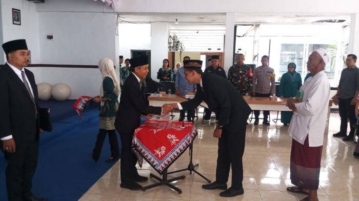 Pemerintah Desa Kaligondo Ambil Sumpah dan Lantik Kepala Dusun Kaliwadung