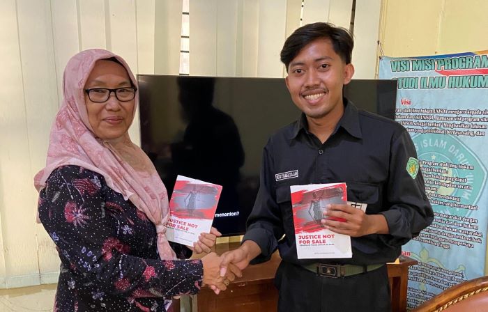 Bersuara Lewat Kata Buku Justice Not for Sale Hadir Sebagai Jawaban