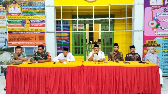 Rapat Percepatan Pembangunan Koperasi Merah Putih Desa Pataan