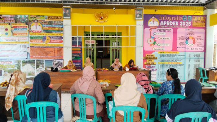 Rapat Koordinasi Penyusunan Laporan Tahunan PKK Desa Pataan