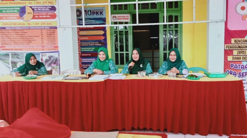 Pleno PKK dan Arisan Rutin PKK Desa Pataan Bulan November