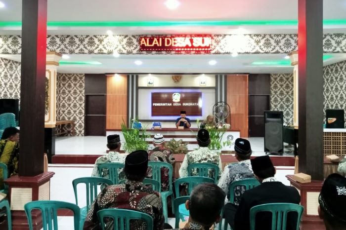 Rapat Rutin RT-RW Bulan November Desa Sukonatar