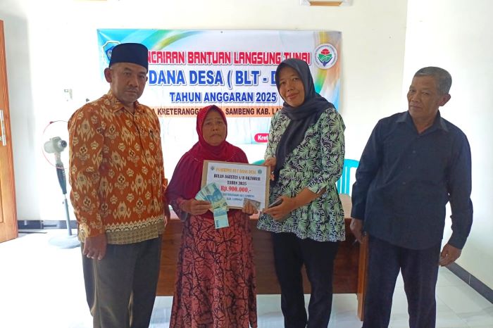 Pemerintah Desa Kreteranggon Salurkan BLT DD kepada 15 KPM untuk Periode Agustus–Oktober
