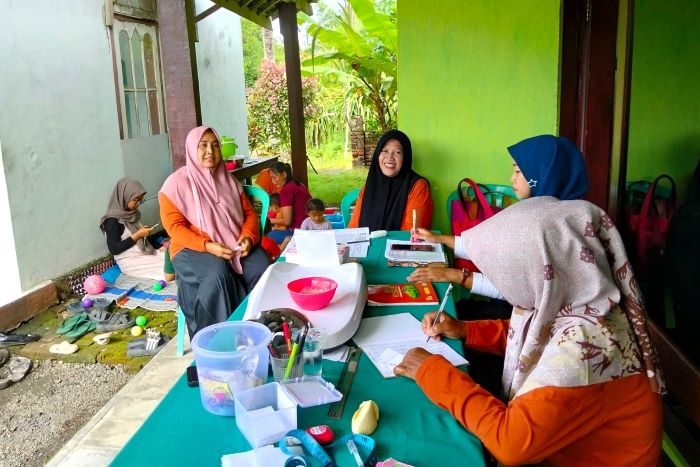 Posyandu Dusun Sumberejeki Menggelar Kegiatan Posyandu dan PMT Bergizi Bagi Para Balita